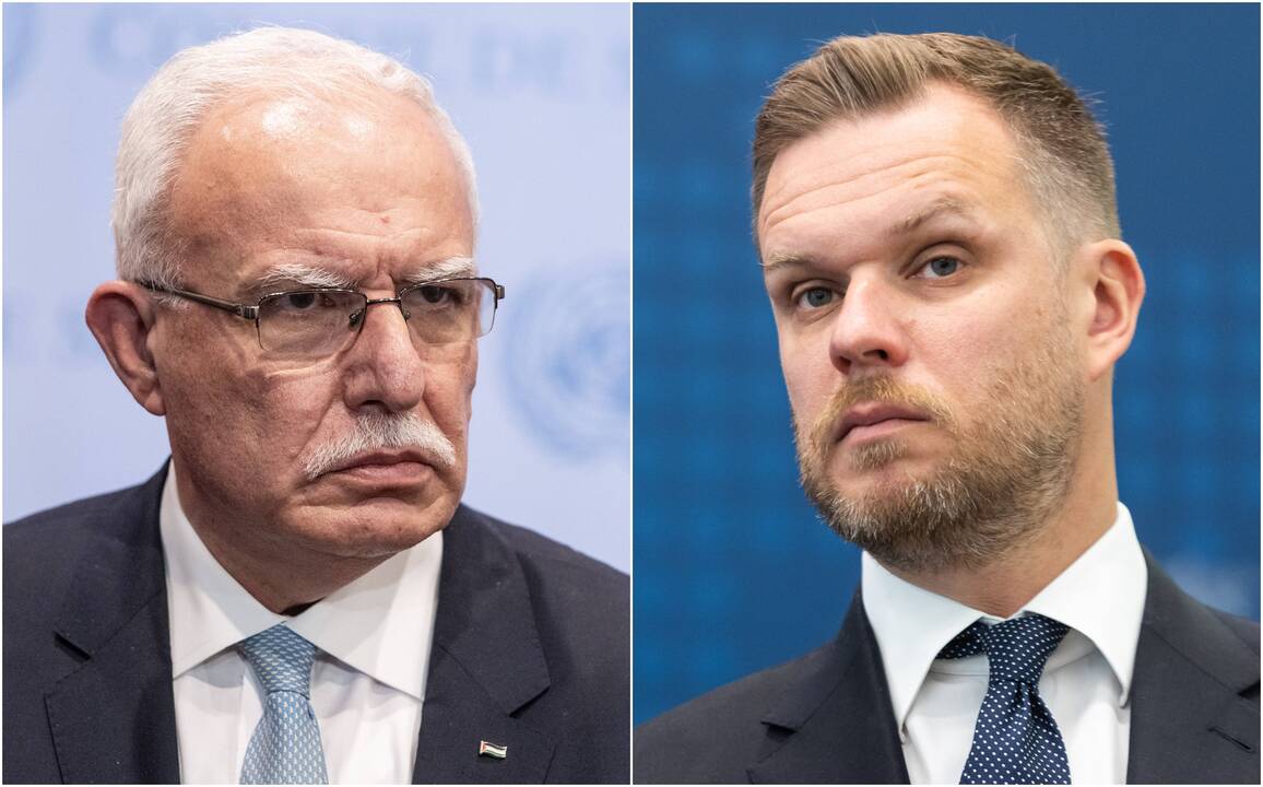 Riyadas al Maliki ir Gabrielius Landsbergis