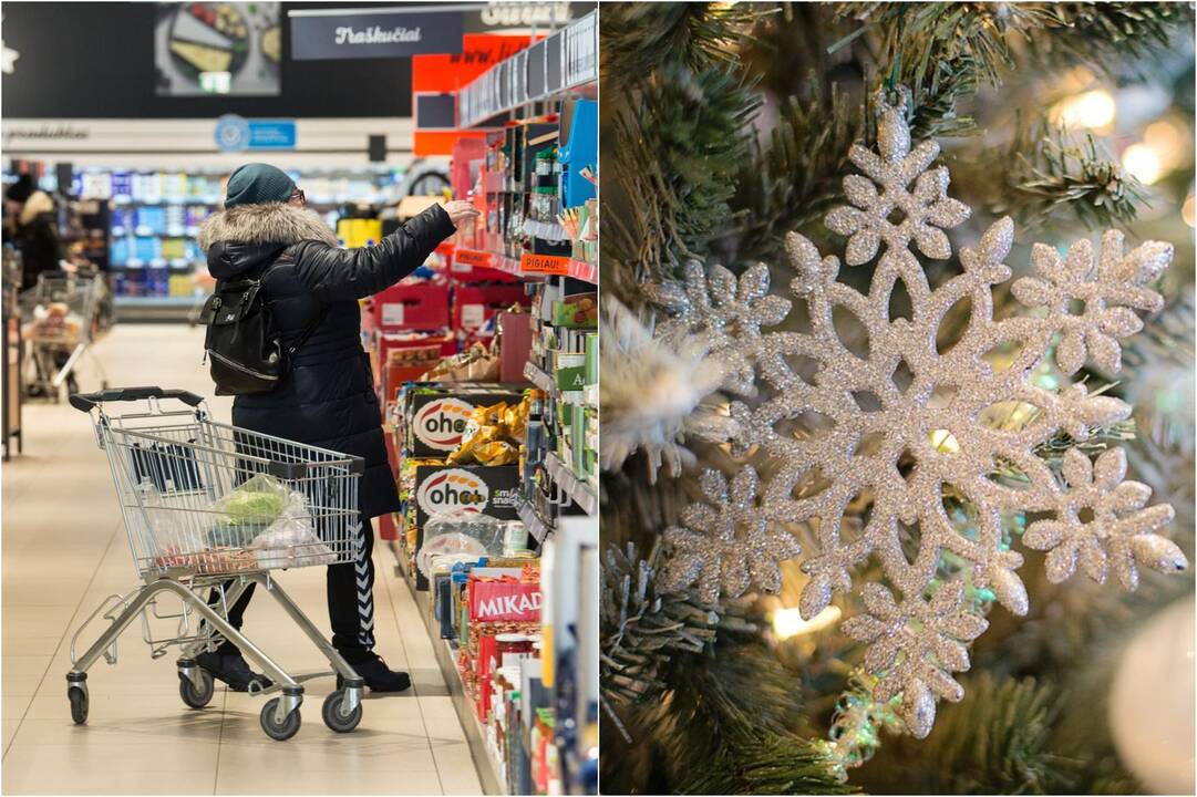 Svarbi informacija: kaip per šventes dirbs didieji prekybos tinklai?
