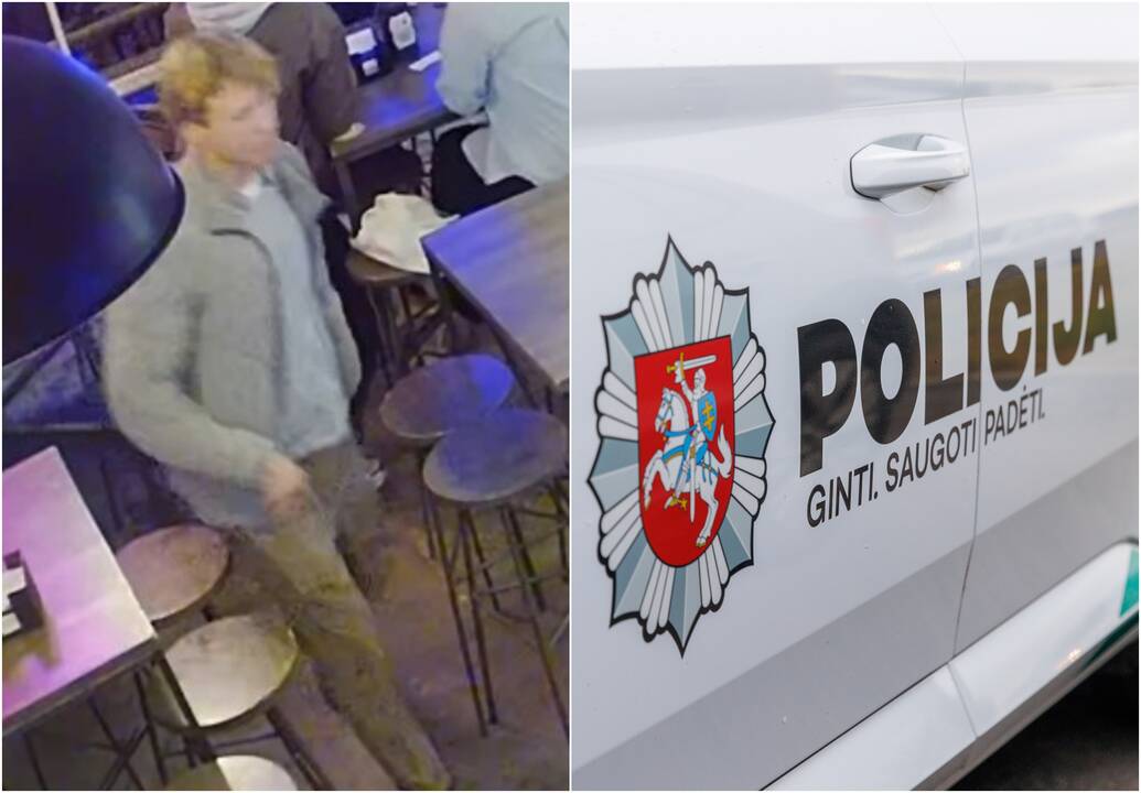 Sostinės policija prašo pagalbos: kas baro vyrų tualete sudaužė vandens bakelį?