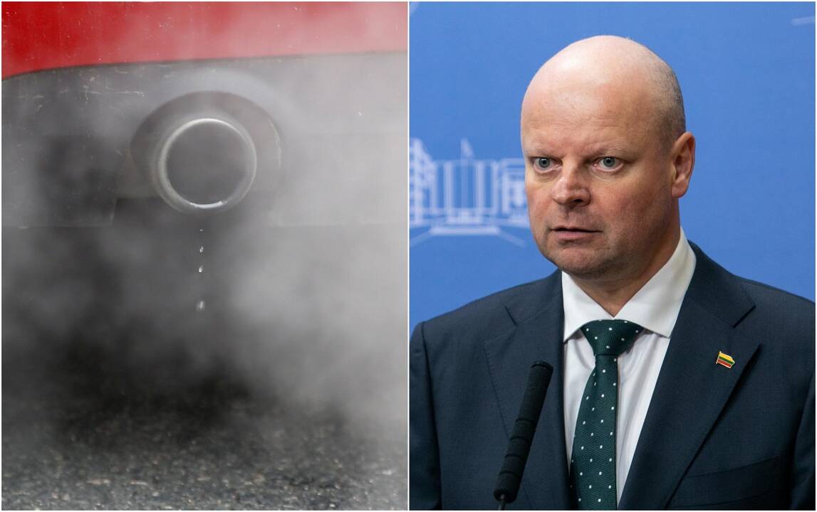Premjeras: tie, kurie jau turi taršius automobilius, mokesčio nemokės