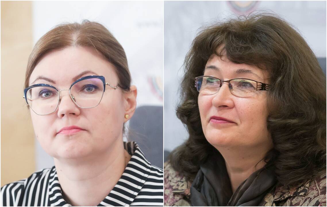 Aušrinė Norkienė (kairėje) ir Rima Baškienė