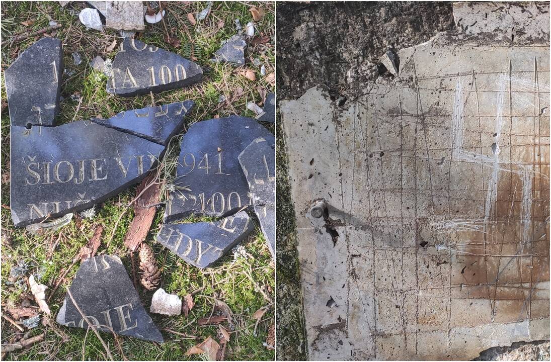 Netikėtumas: vandalai išniekino 100 žmonių žudynių vietą.