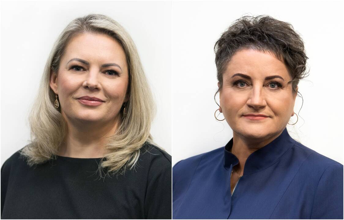Vaida Raugelė (kairėje) ir Lina Šukytė-Korsakė