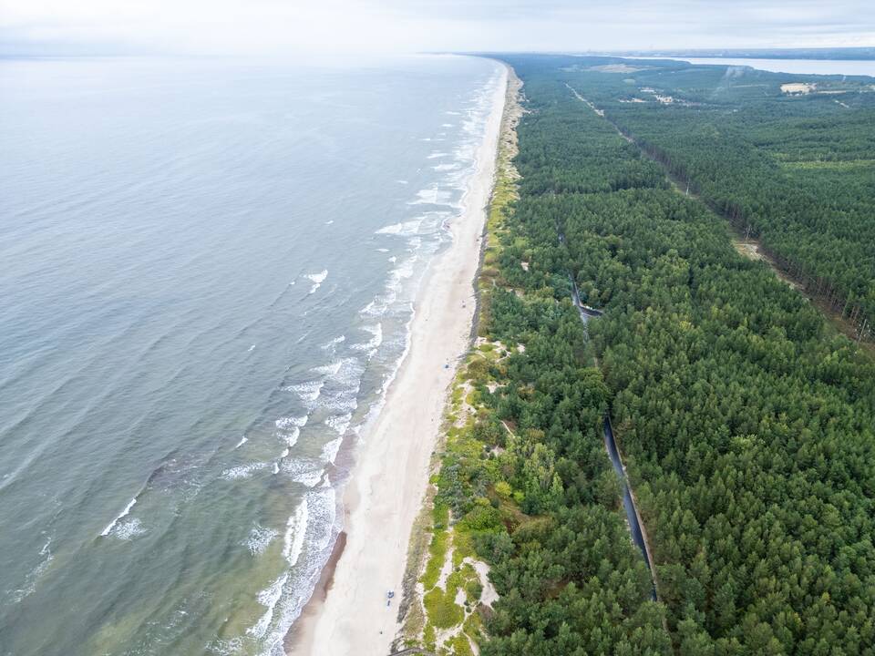 Rekonstruotas Kuršių nerijos dviračių takas