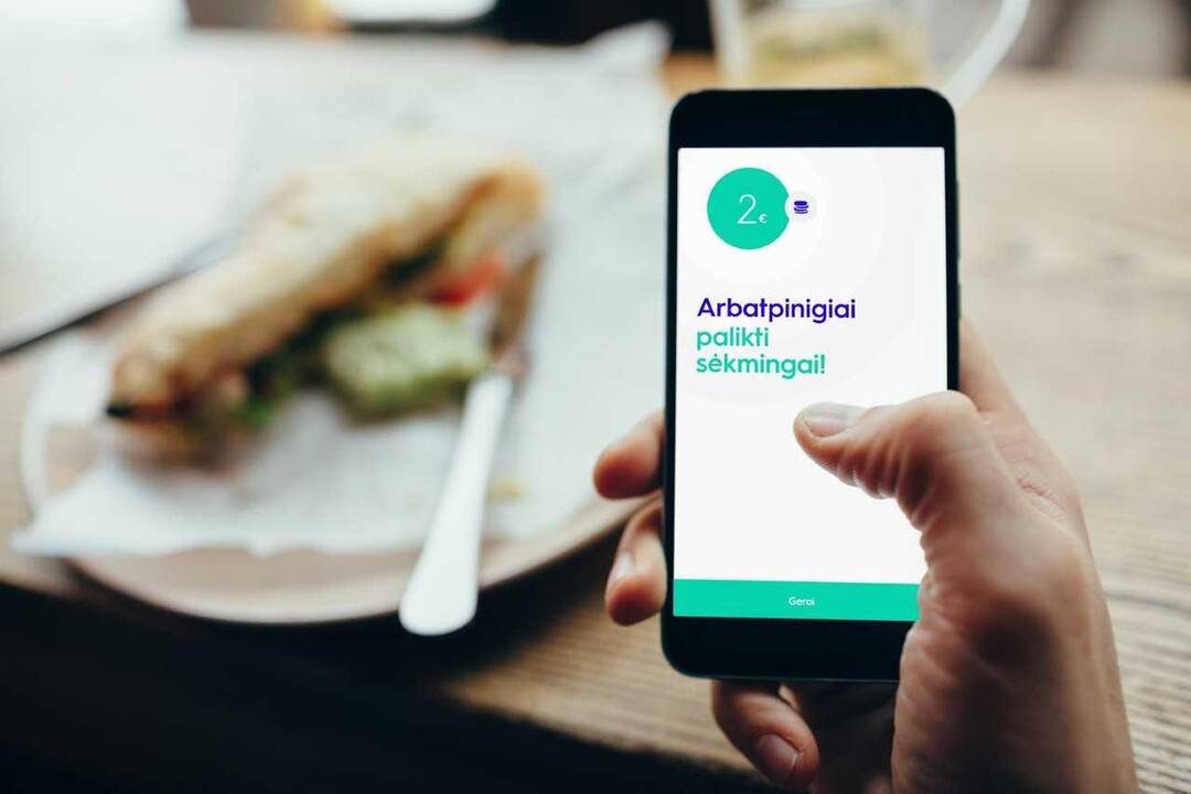 Arbatpinigiai mobiliuoju telefonu – jau ir Kaune