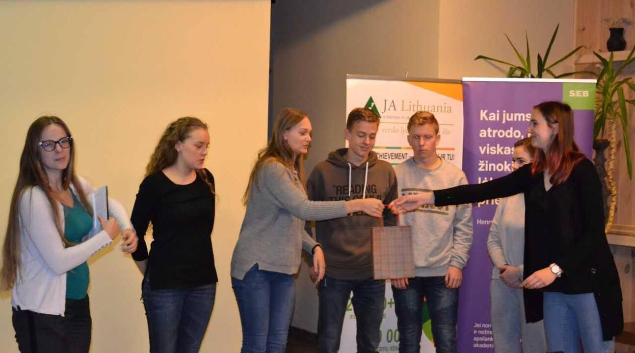 Dešimtokė iš Karmėlavos pristatė neįprastą verslo idėją
