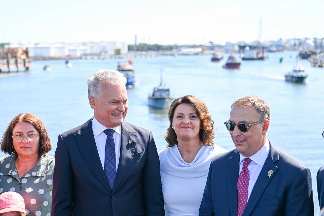 Prezidentas dalyvavo žuvusiųjų jūroje pagerbimo ceremonijoje