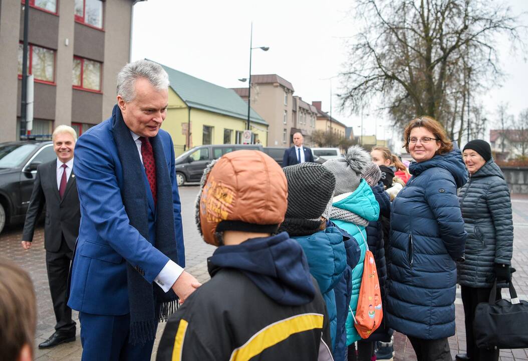 Prezidento vizitas Utenoje ir Dusetose