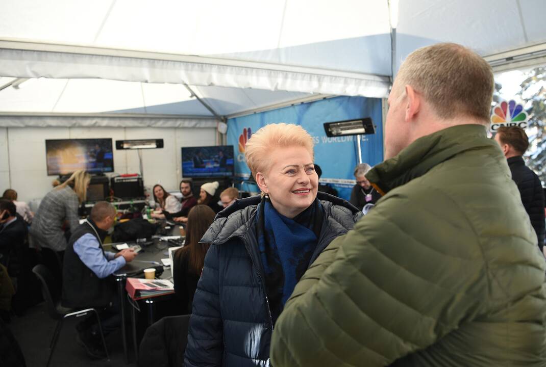 Prezidentė dalyvauja pasaulio ekonomikos forume Davose