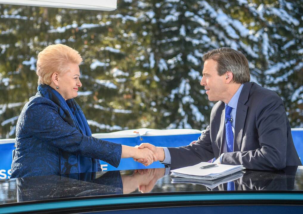 Prezidentė dalyvauja pasaulio ekonomikos forume Davose