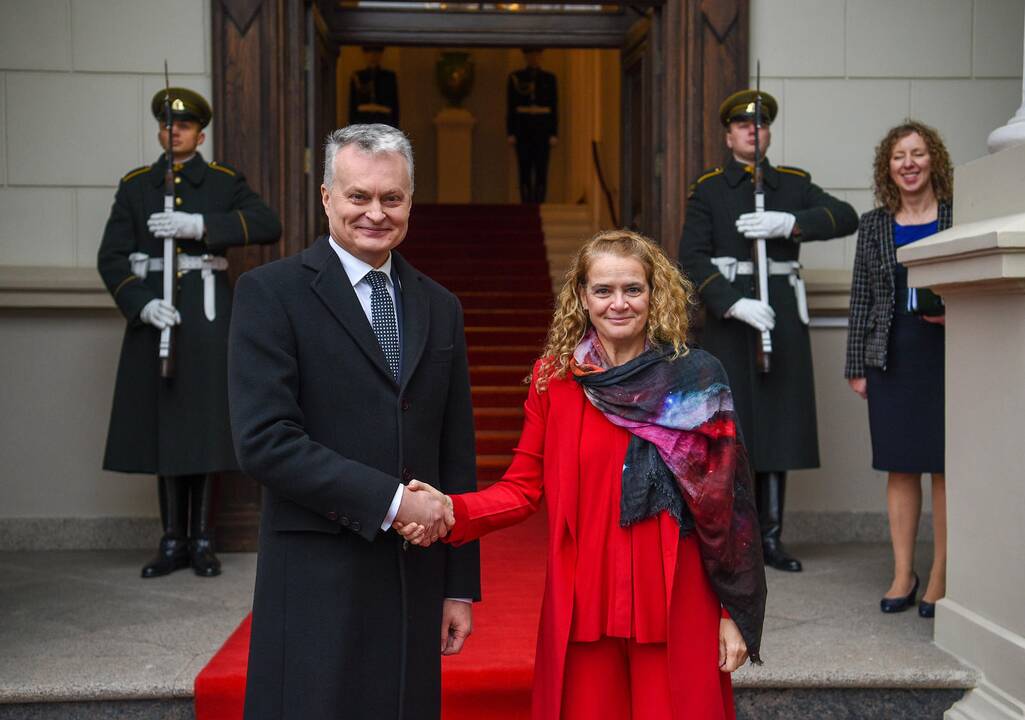 Julie Payette ir Gitanas Nausėda