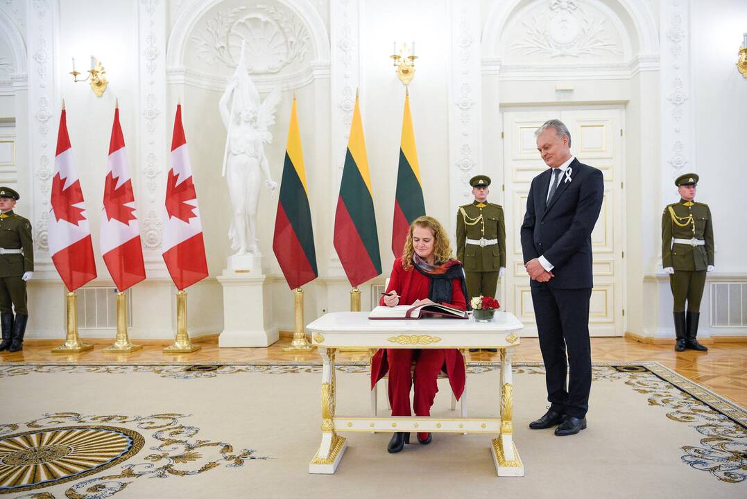 Julie Payette ir Gitanas Nausėda