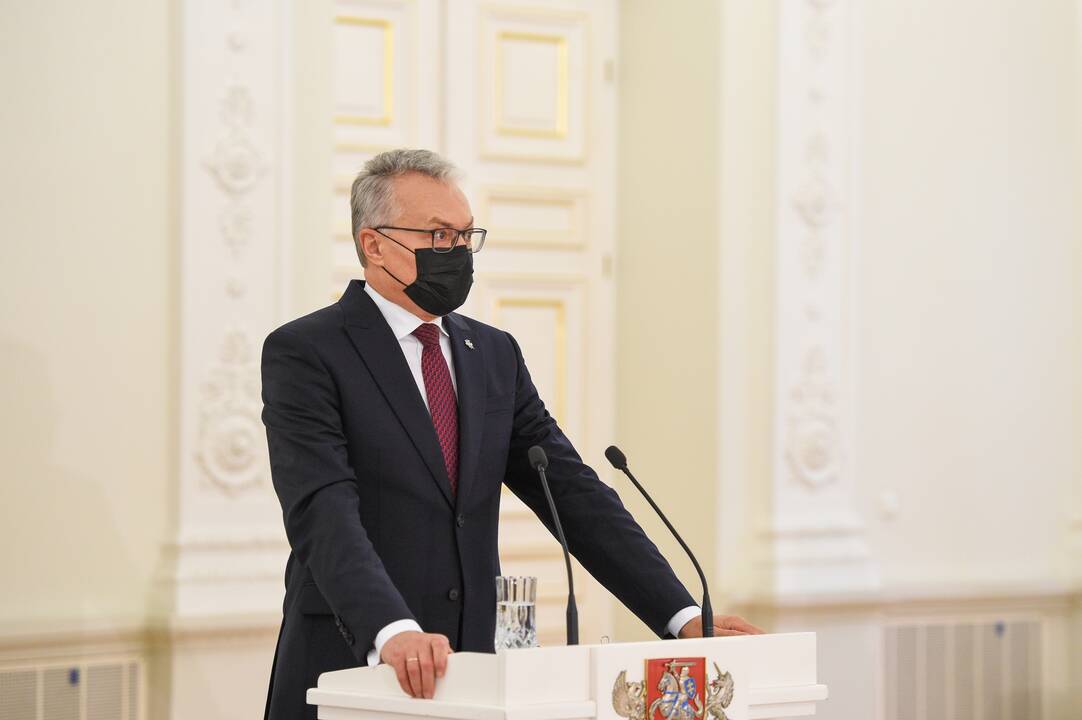 G. Nausėdos spaudos konferencija