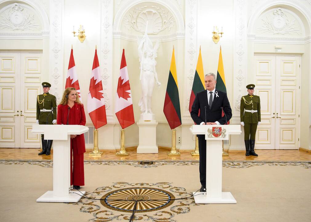 Julie Payette ir Gitanas Nausėda