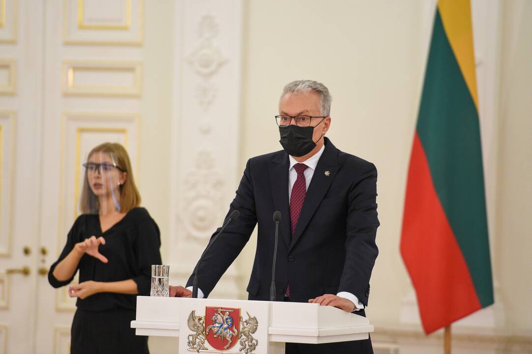 G. Nausėdos spaudos konferencija
