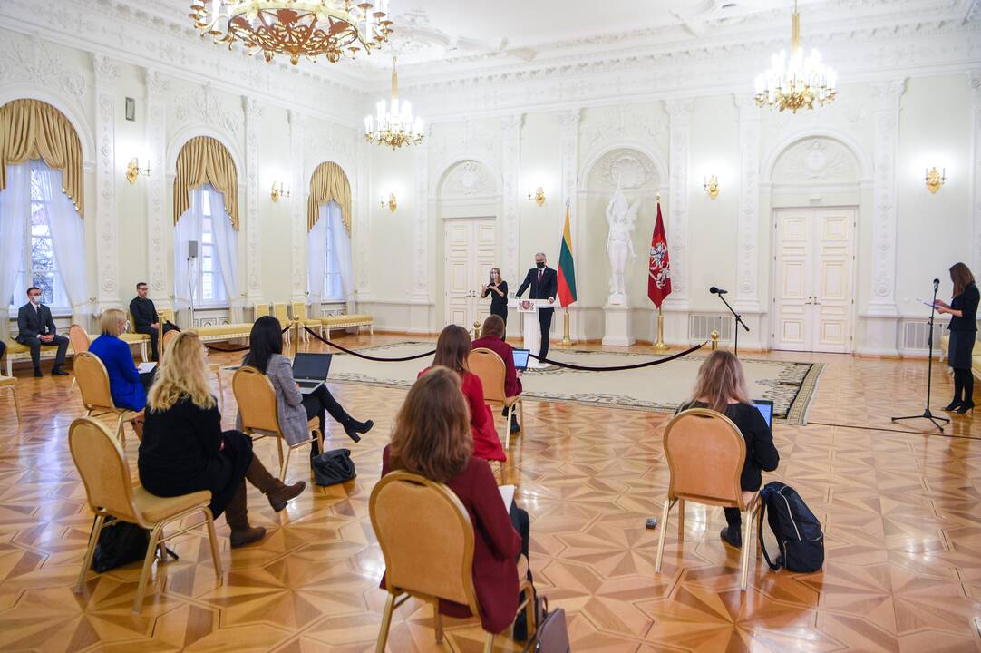 G. Nausėdos spaudos konferencija