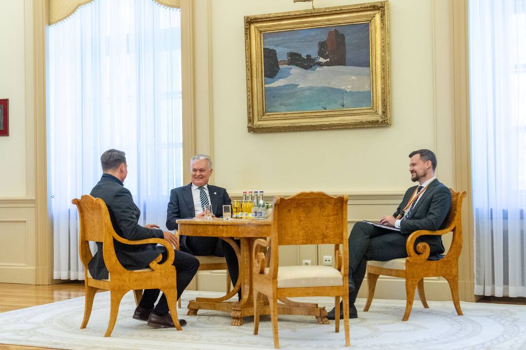G. Nausėdos ir A. Valujavičiaus susitikimas