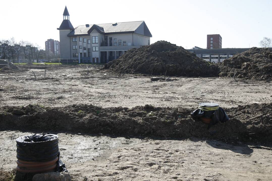 Darbai Sakurų parke dar neatnaujinti