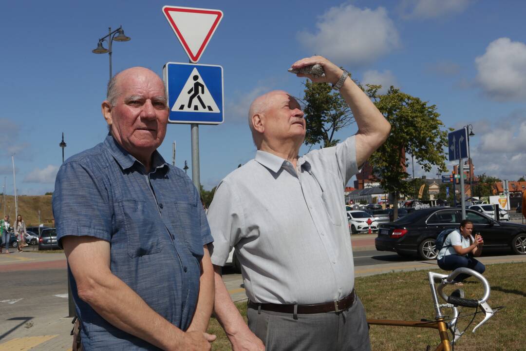 Startas: Jūros šventės vėliava – jau pakelta.