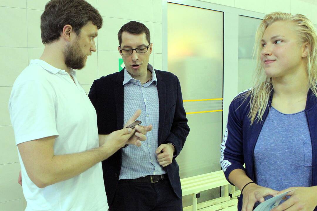 D. Marshas ir R. Meilutytė