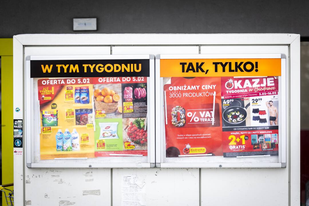 Lietuviai apsipirkinėja Lenkijoje