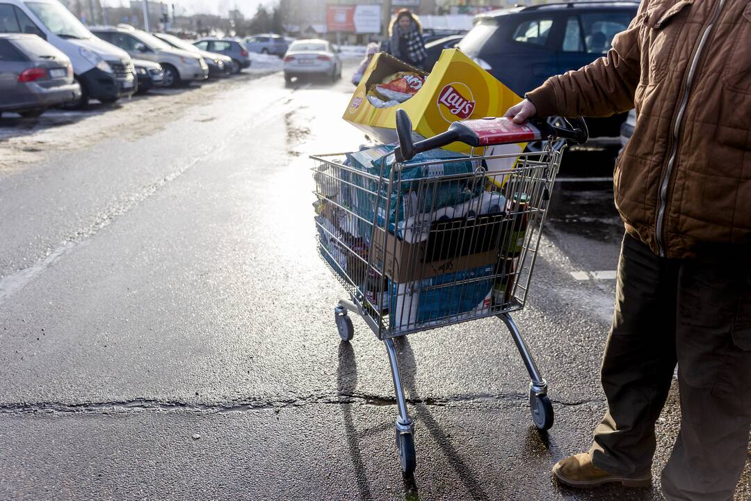 Lietuviai apsipirkinėja Lenkijoje