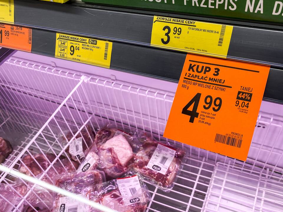 Lietuviai apsipirkinėja Lenkijoje