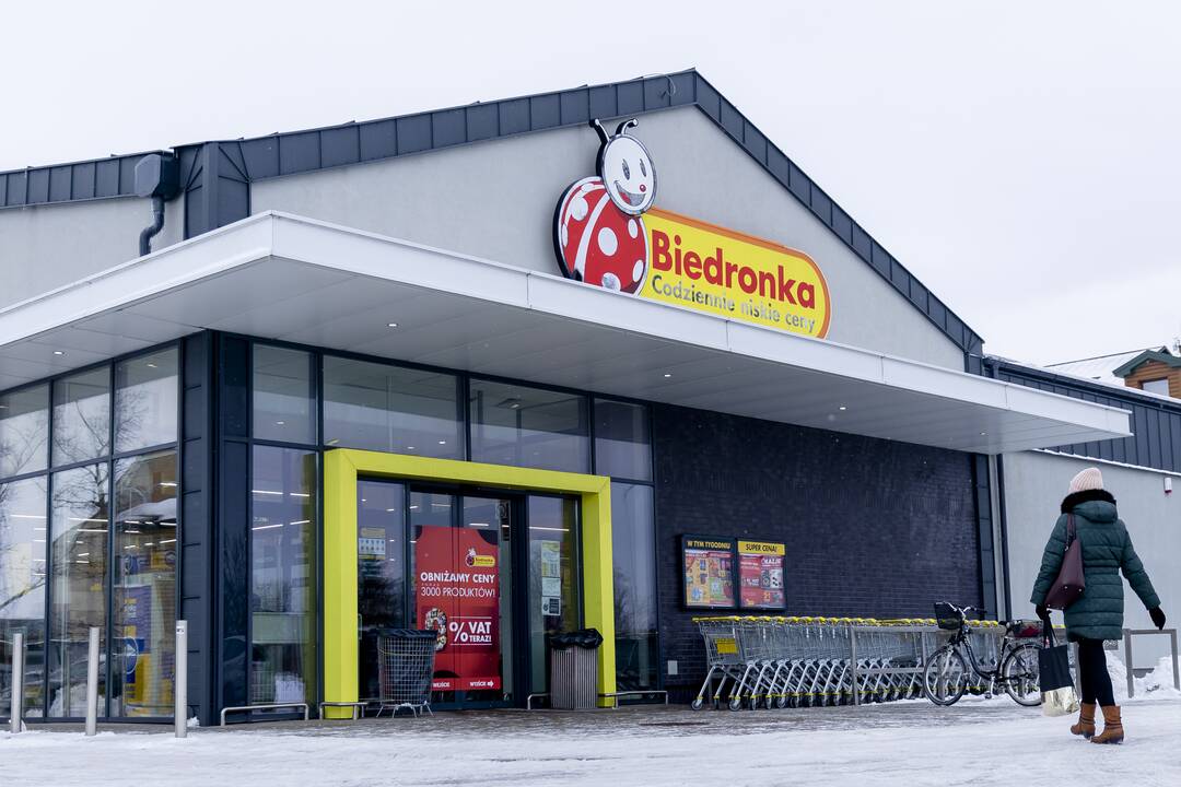 Lietuviai apsipirkinėja Lenkijoje