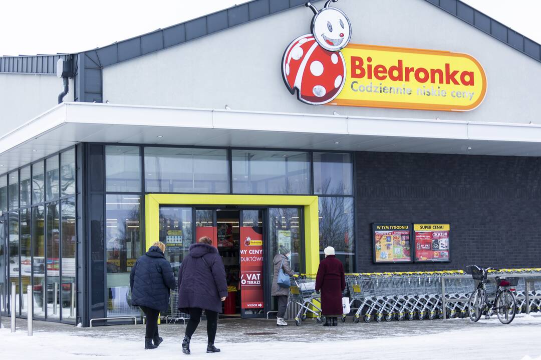Lietuviai apsipirkinėja Lenkijoje