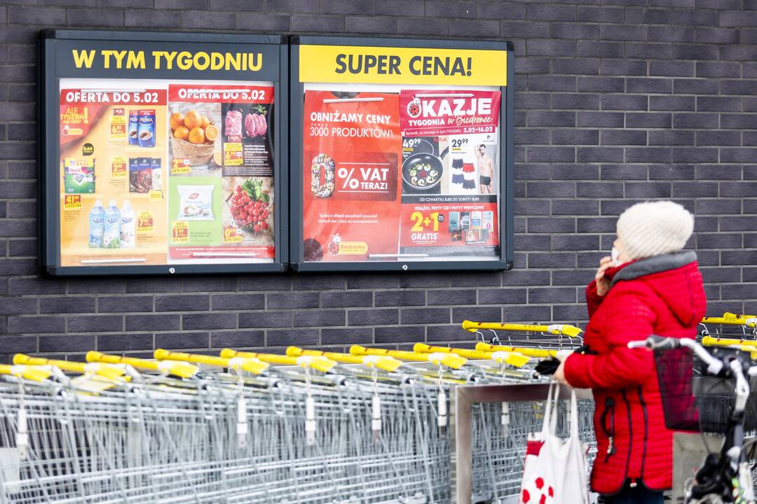 Lietuviai apsipirkinėja Lenkijoje