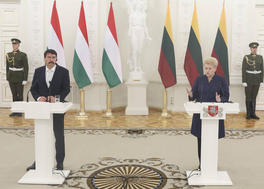 Vengrijos prezidento vizitas Lietuvoje