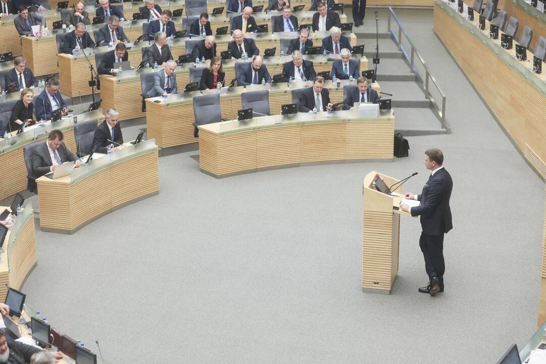 Seime – valstybės biudžeto svarstymas
