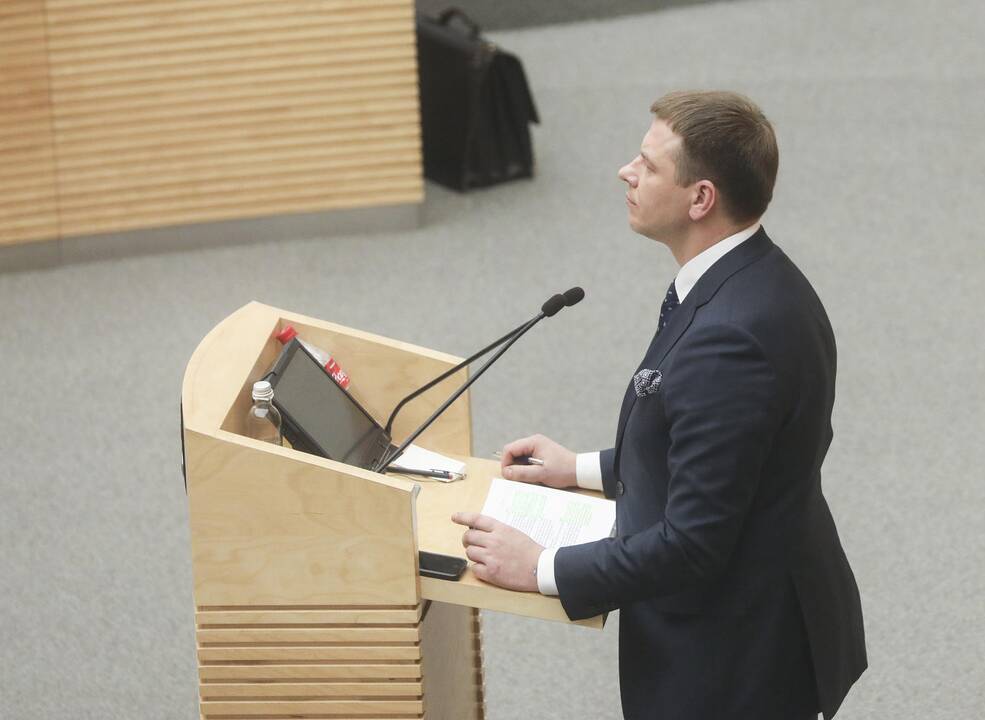 Seime – valstybės biudžeto svarstymas