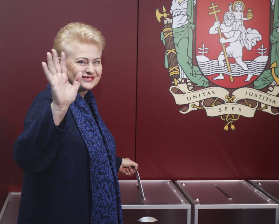 D. Grybauskaitė balsavo savivaldos rinkimuose