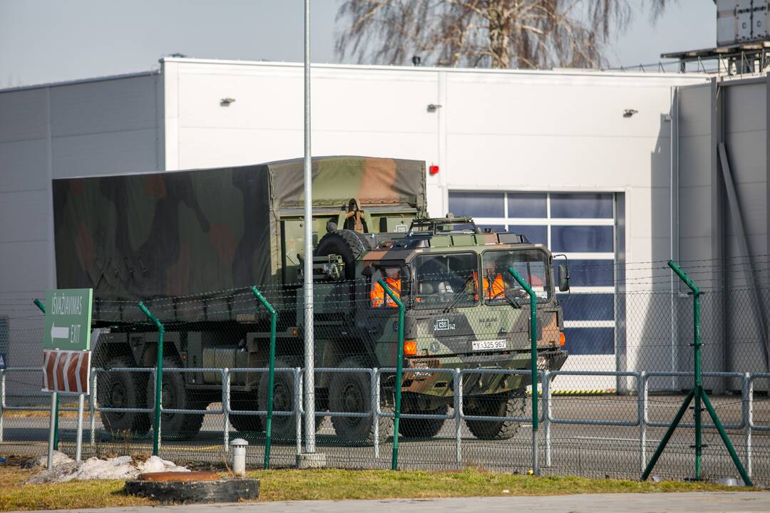 Į Lietuvą atvyko Vokietijos kariai