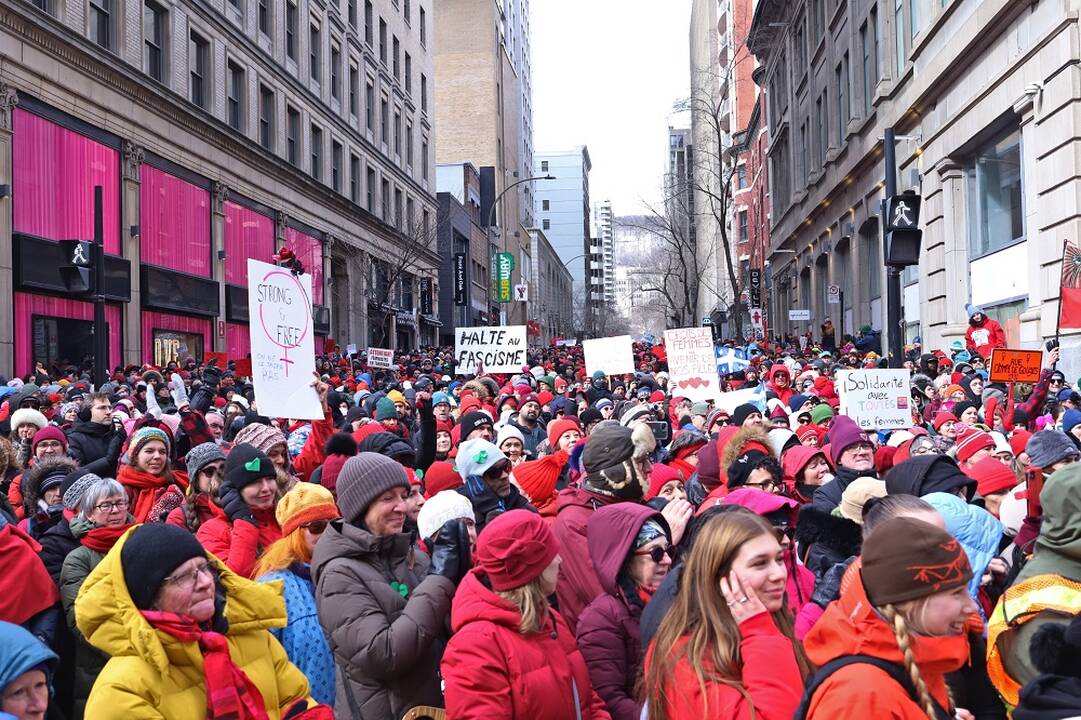 Tarptautinę moterų solidarumo dieną visame pasaulyje vyko protestai