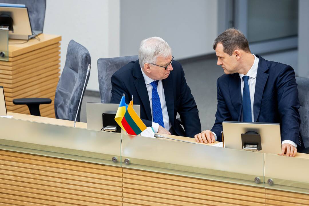 Rimantas Šadžius ir Gintautas Paluckas