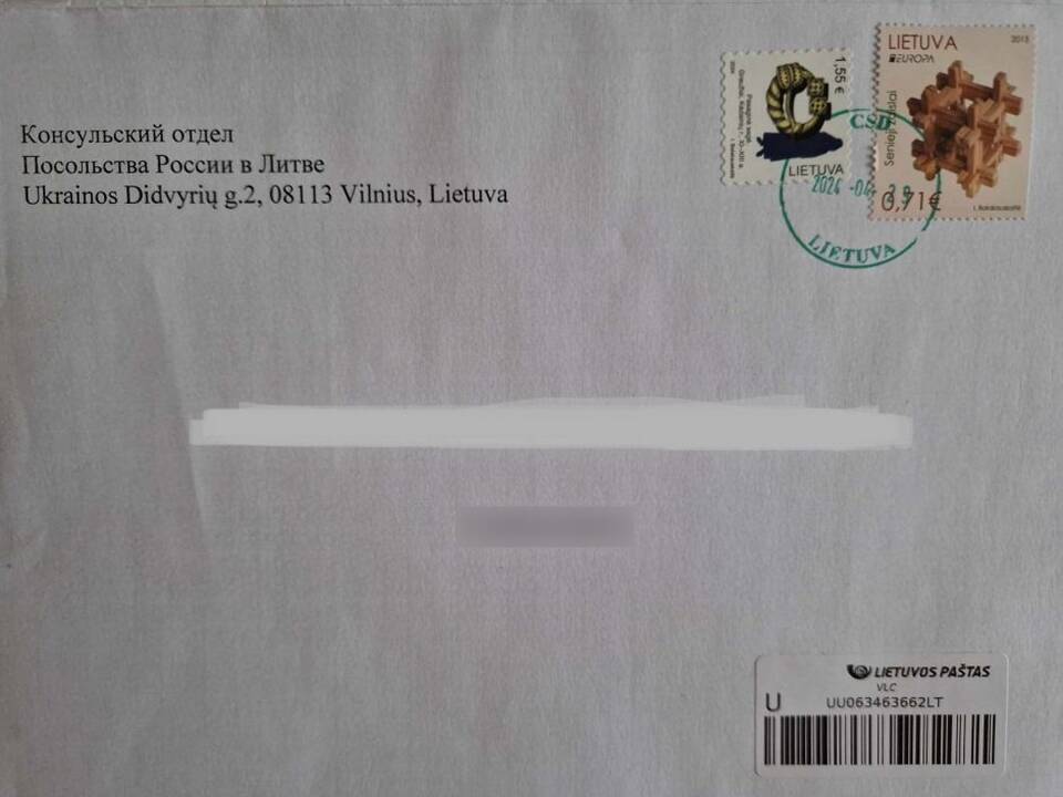 Akibrokštas: kaunietė neslėpė, kad nemalonus ne tik pats laiškas, bet ir suvokimas, kad šalia gyvena žmogus, prijaučiantis okupantams.