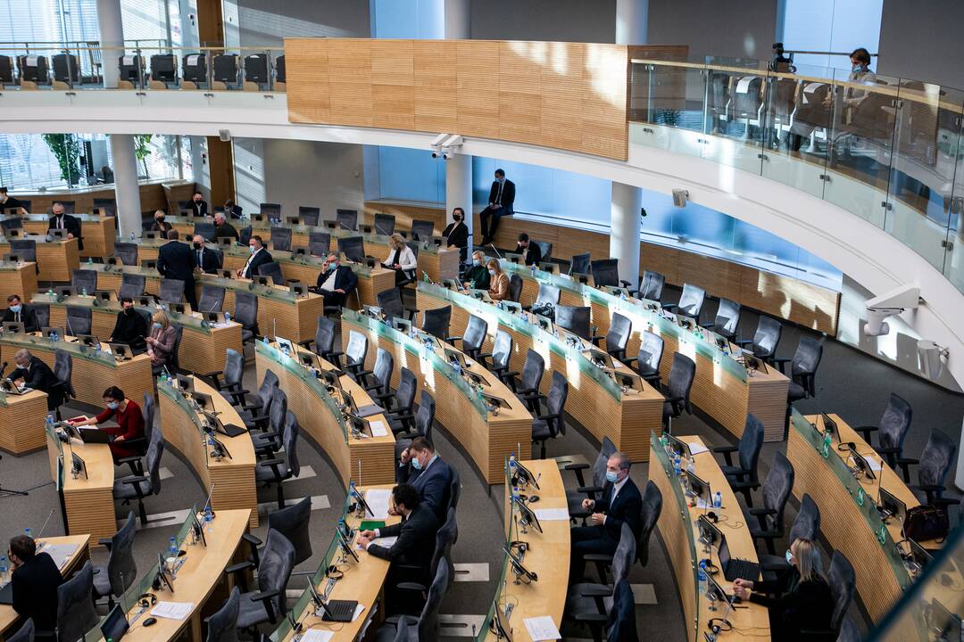 Seime svarstomas 2022 metų valstybės biudžetas