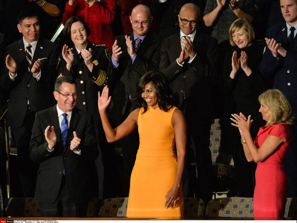 B. Obama paneigė kalbas, kad jo žmona sieks prezidento posto