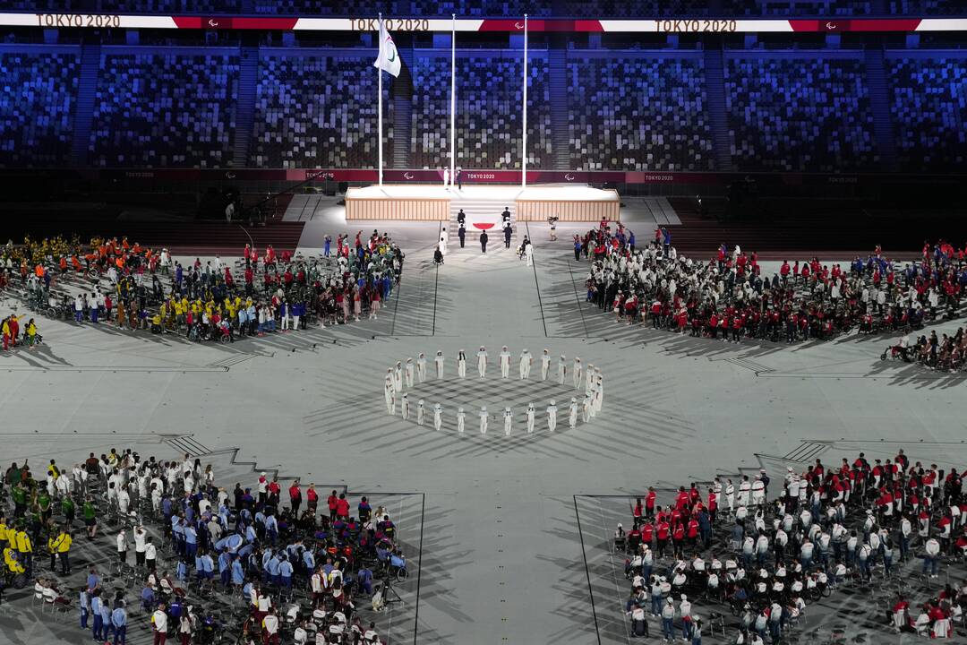 Tokijo paralimpinių žaidynių uždarymo ceremonija