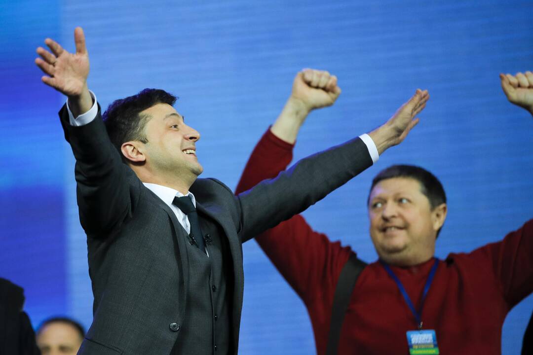 P. Porošenkos ir V. Zelenskio debatai Kijevo stadione
