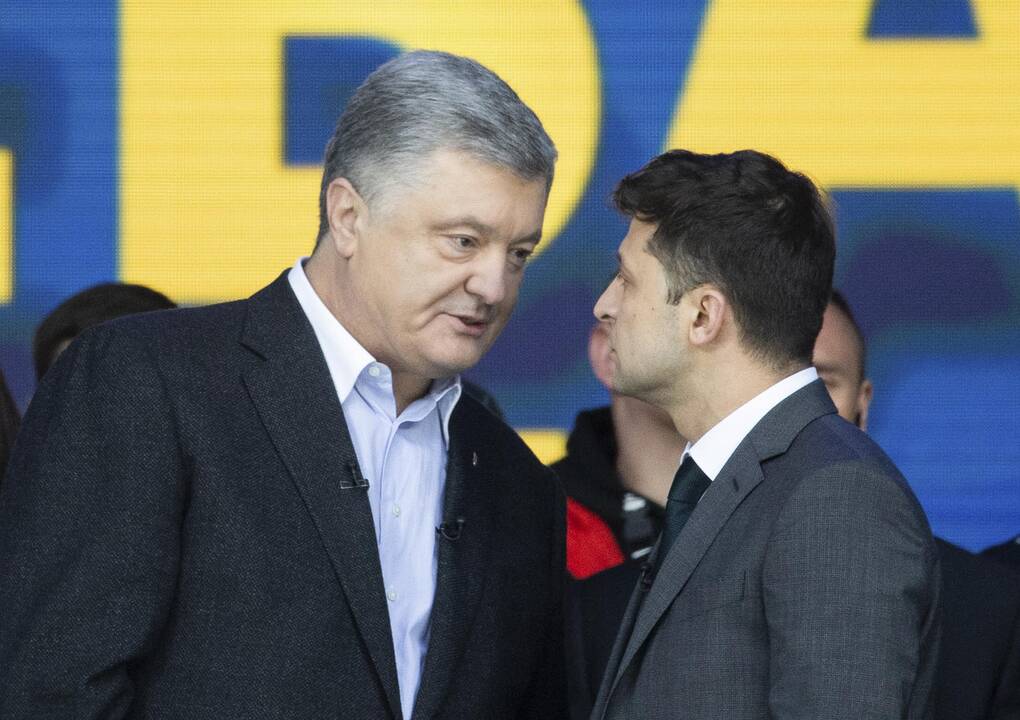 P. Porošenkos ir V. Zelenskio debatai Kijevo stadione
