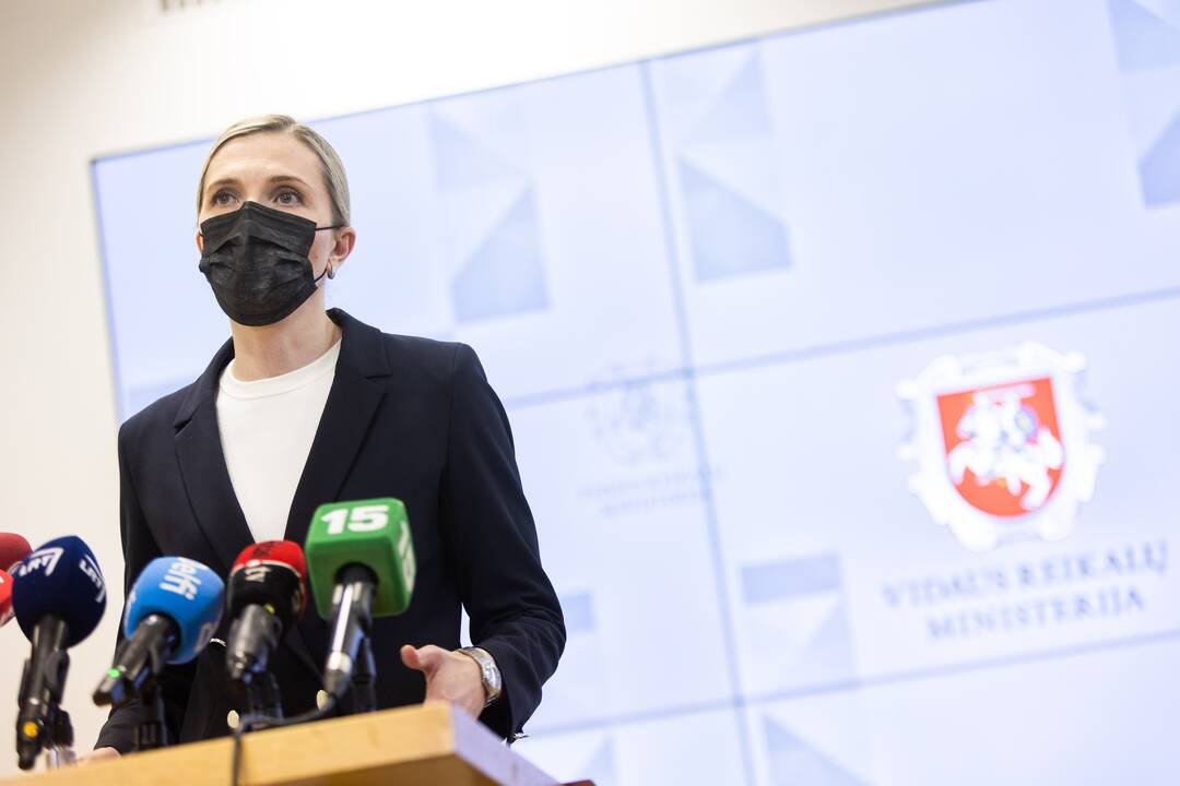 Vidaus reikalų ministerijos spaudos konferencija