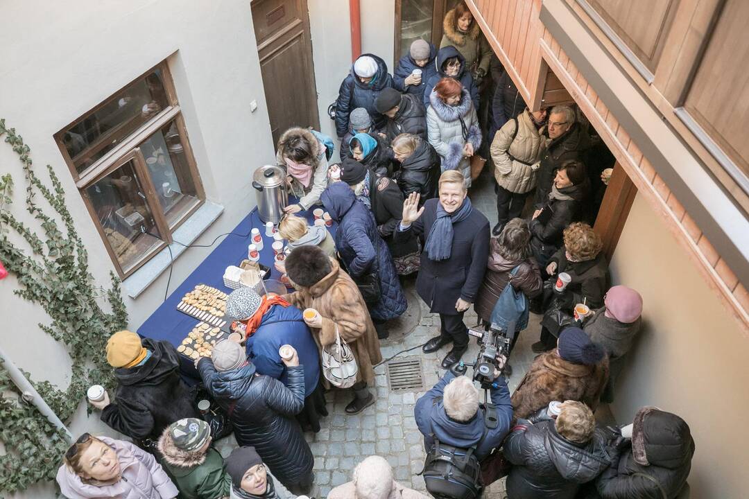 Atvirų kiemelių iniciatyvos atidarymas Vilniuje