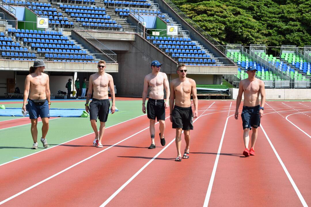 Lietuvos sportininkai Hiracukoje