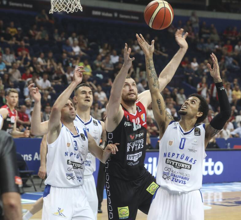 LKL pusfinalis: „Lietuvos rytas“ - „Neptūnas“ 79:84