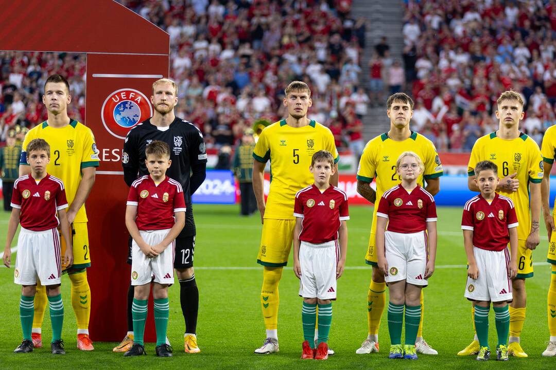 Europos futbolo čempionato atranka: Vengrija – Lietuva 2:0