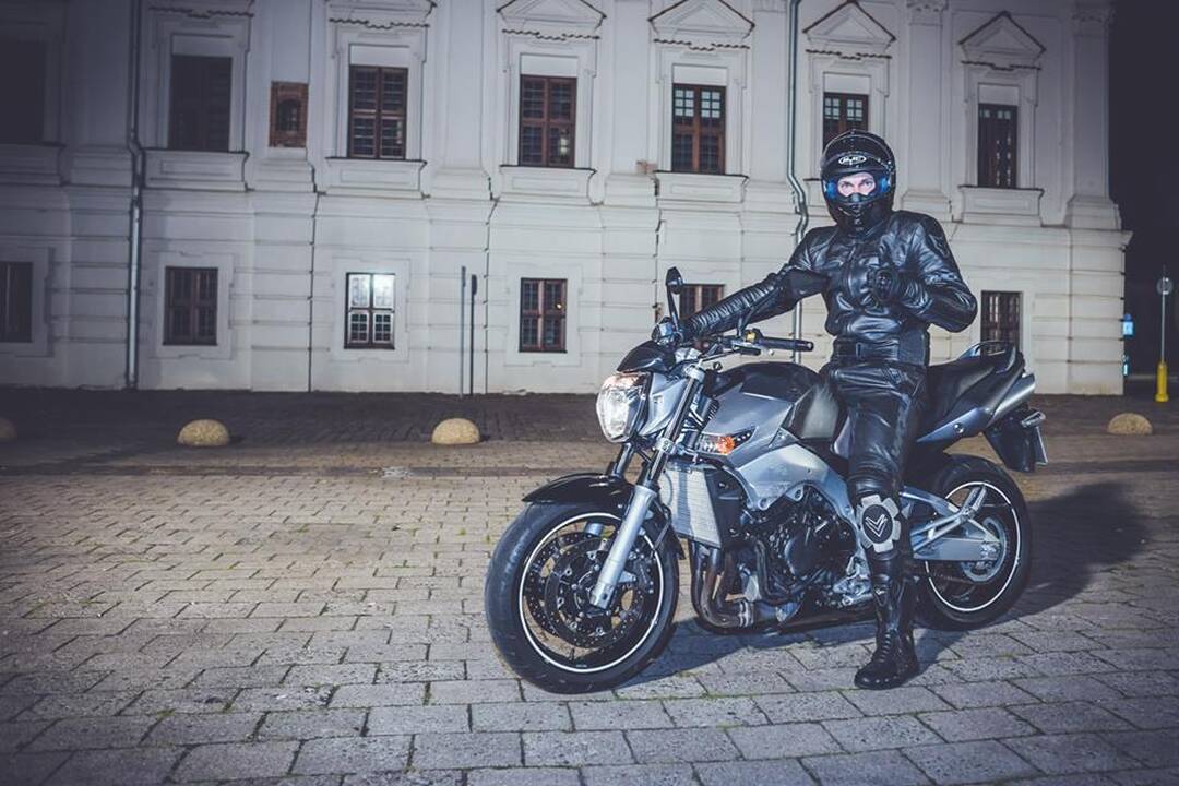 Motociklininkai paminėjo Lietuvos šimtmetį