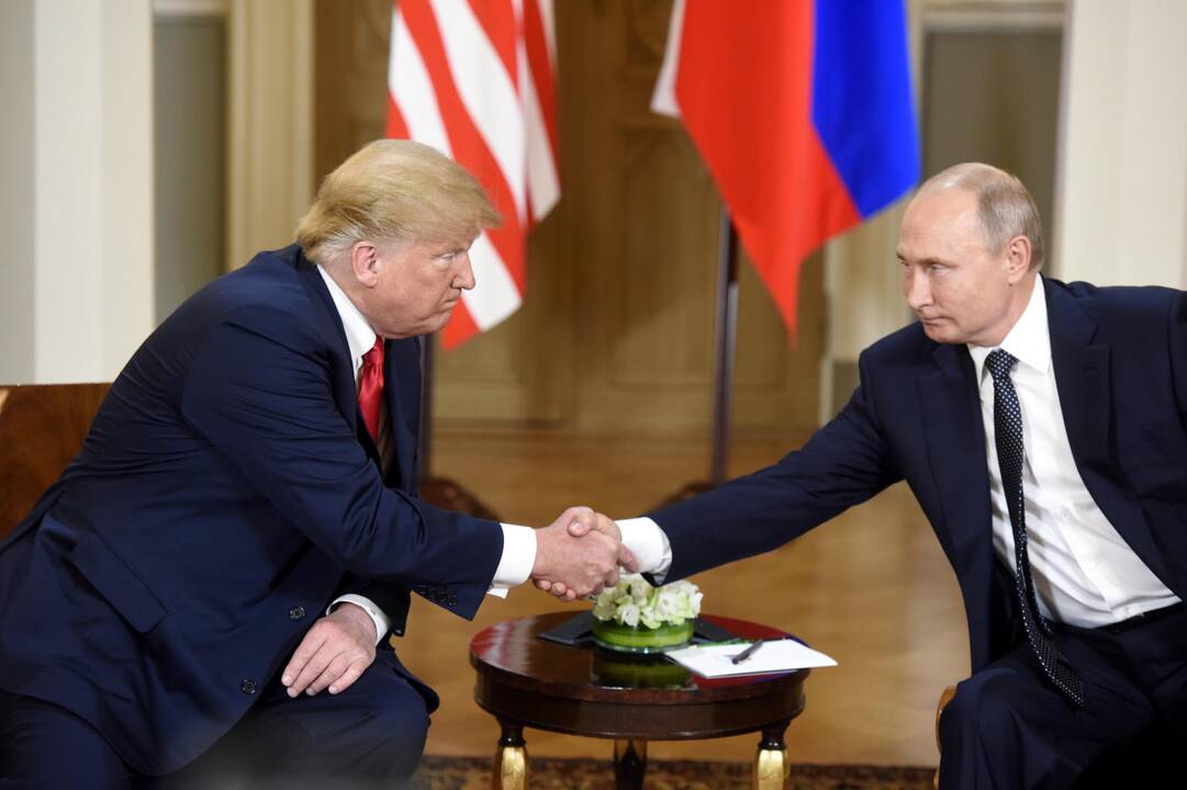 D. Trumpo ir V. Putino derybos Helsinkyje